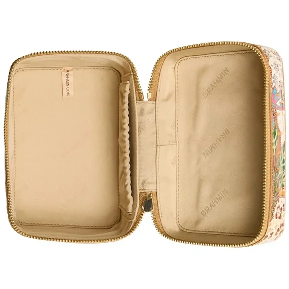 BRAHMIN Small Charmaine Marketplace Melbourne Leather Travel Case